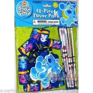 Blue's Clues 48pc Favor Pack Birthday Party Supplies Toys Favors Nickelodeon