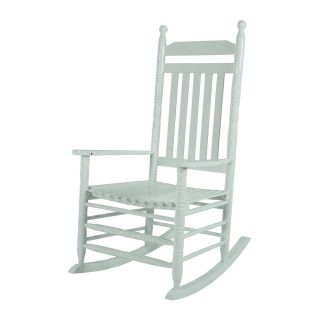 Jack Post KN 22W Knollwood Classic Wood Rocking Chair Gloss White