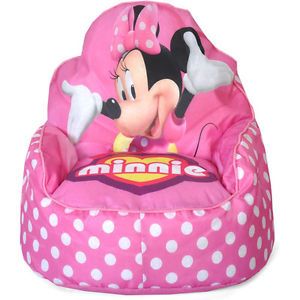 Pink Minnie Mouse Girl Sofa Chair Disney Toddlers Portable One to Three Years