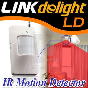 Infrared IR Motion Detector Wireless Passive Connect Home Security Alarm System