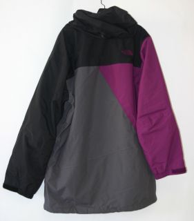 The North Face Gonzo Long Mens Shell Ski Jacket Size Large Long Purple Used 2013