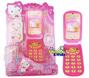 Hello Kitty Kids Mobile Cell Phone Plastic Toy Model