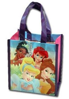 Disney Princess Ariel Cinderella Tiana Belle Small Tote Bag Carry Bag New Gift