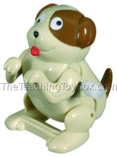 Flip Over Wind Up Monkey Dog Cat Frog Toy Speech OT