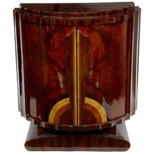 Art Deco Cabinet Chest Cupboard Vintage Furniture