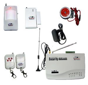 Wireless Home GSM Security Alarm System Alarms SMS Call Autodial