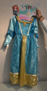 Disney Brave Merida Princess Girls’ Costume Medium 7 8 NWT