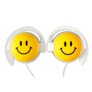 On The Ear Cute Smile Childrens Kids Boys Girls Earphones Headphones LeapPad PC
