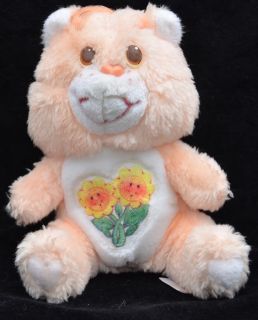 6" Seated Miniature 1983 Vintage Plush Friend Bear Care Bears Original Kenner