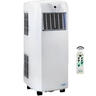 Compact 10000 BTU Air Conditioner Heating White Portable AC w Window Remote