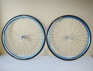 Mavic Open Pro Blue 700c Road Bike Wheels Shimano Ultegra Hubs 9 Speed Wheelset