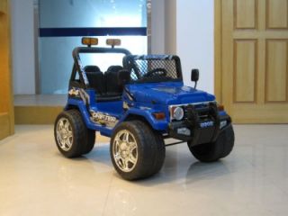 Kids Rechargeable Battery Jeep Wrangler Raptor Ride on Toy Car 