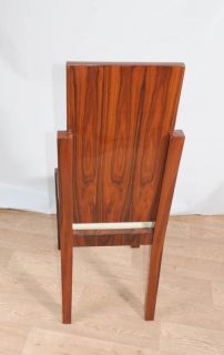 Set Art Deco Dining Chairs Inlay Chair 1920s Furniture