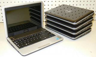 Lot of 5 Dell Inspiron 910 Mini Laptop Netbook 1 6GHz 1GB 16GB
