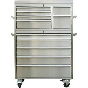 41” ★ Heavy Duty Professional Grade Stainless Steel Rolling Tool Chest