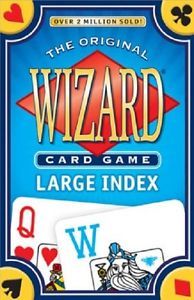Wizard Large Index Card Deck Original Game New SEALED for Low Impaired Vision