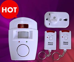 HO Wireless IR Infrared Motion Sensor Detector Alarm Remote Home Security System