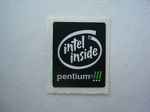 Intel Inside Pentium 3 Sticker Badge Logo Label A9