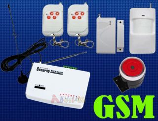 New Wireless PIR GSM Home Security Burglar Alarm System Auto Dialer Call SMS