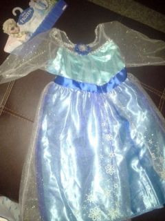 Disney Princess Elsa Frozen Costume Size 4 6X