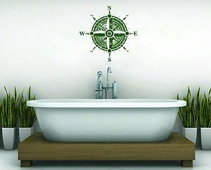 Housewares Modern Wall Vinyl Decal Compass Rose Nautical Art Design SV2507
