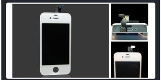 iPhone 4 White CDMA Verizon Sprint Touch Screen Glass Digitizer LCD Replacement