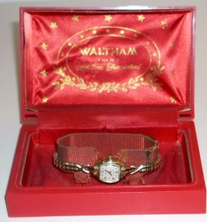Vintage 14k Gold Waltham 17 Jewel Ladies Watch Case