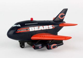 Lighted LED Jet Sound 2 Speed NFL Chicago Bears Team Airplane Mint on Card