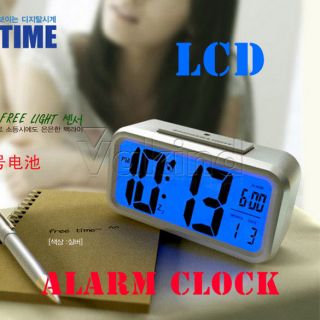 Sensor Energy Saving Alarm Clock Light Control Automatic Light LCD Screen