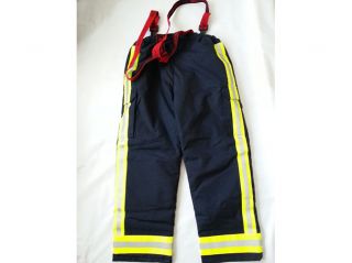 Bristol Gore Tex Nomex Dark Navy Blue PBI Fireman's Trousers Braces