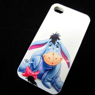Apple iPhone 4 4S 4G Cute Eeyore Rubber Silicone Skin Case Phone Cover