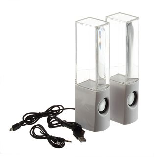 Water Fountain Speakers Dancing LED Lights Computer Mobile Phone  4 iPod Dr