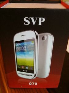 Unlocked SVP Q70 Pro Touch Screen Quadband Dual Sim GSM Mobile Phone Black