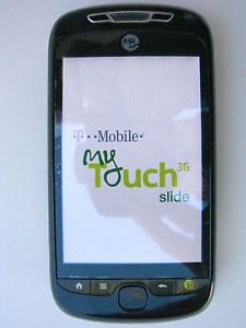 Black HTC myTouch 3G Slide Unlocked GSM Touchscreen Android T Mobile Cell Phone