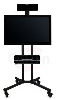 Plasma LCD Cart Flat Screen Panel TV Stand Mount Nesting AV Mobile Wheels Caster