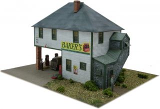 Railroad Kits HO Scale FSM Baker's Country Store Fine Miniatures Structure Kit