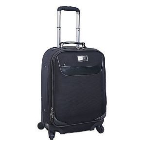 Jennifer Lopez Luggage Noir 20 in Expandable Spinner Carry on in Solid Gray