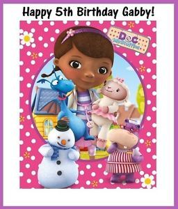 12 Doc McStuffins 3" x 5" Stickers Goody Loot Favor Treat Gift Bag Labels Party