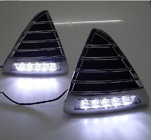 2X LED Daytime Running Light DRL Fog Lamp Lights Cover Fit Ford Focus 2012