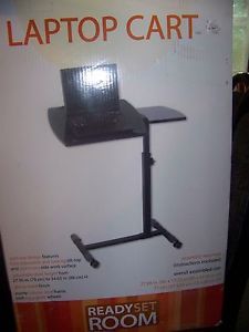 268 Adjustable Rollable Laptop Desk Cart Hospital Bed Stand