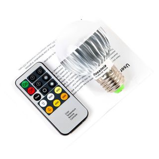 Bright Remote Control Color Temperature Adjustable 9W E27 LED Light Bulb Lamp