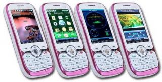 Unlocked at T T Mobile Quad Band Touch Screen GSM FM LED Music Phone SJ816