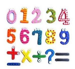 Set 15 Number Math Symbol Refrigerator Fridge Magnets