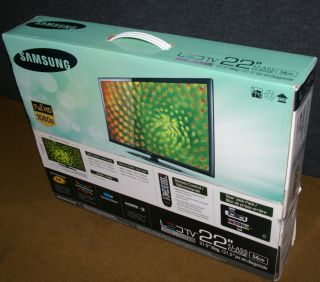 Samsung 22" LED TV New in Factory SEALED Box 1080p w Remote