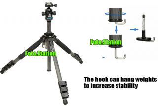 Brand Carbon Fiber Digital Camera DSLR Tripod with Ball Head Travel Bag Sturdy