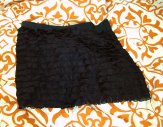 Free People Urban Outfitters Sexy Ruffle Party Short Bodycon Mini Skirt XS $70