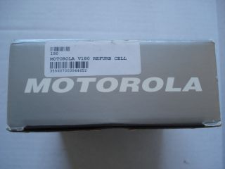 Motorola V180 Black Silver Unlocked GSM Cellular Phone