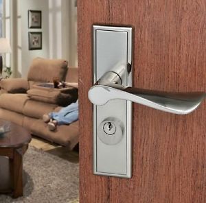 Front Door Locks Bedroom Wooden Locks Single Latch Handle Door Locks Sets New