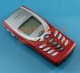Nokia 8250 Mobile Cell Phone GSM 900 1800 Dualband Unlocked Red Made in Finland