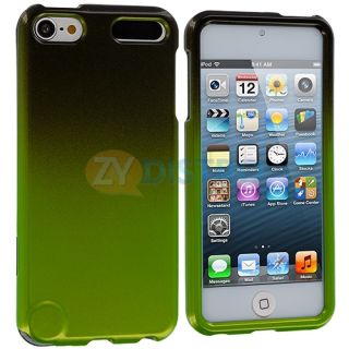 Two Tone Black Color Crystal Hard Case Cover for iPod Touch 5th Gen 5g 5